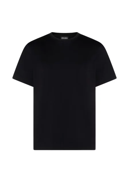 Tricou Zegna din jerseu negru