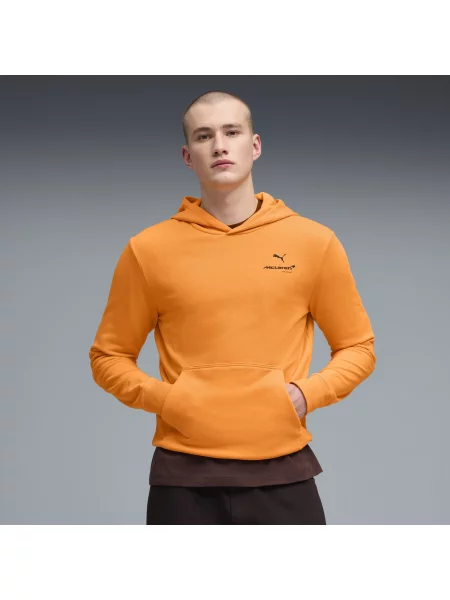 PUMA bluza z kapturem McLAREN RACING Essentials Akcesoria S pomarańczowy