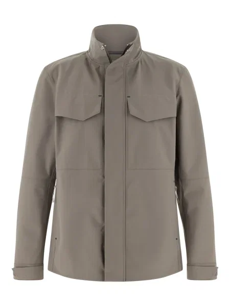 Boggi Milano Přechodná bunda B TECH melír šedý