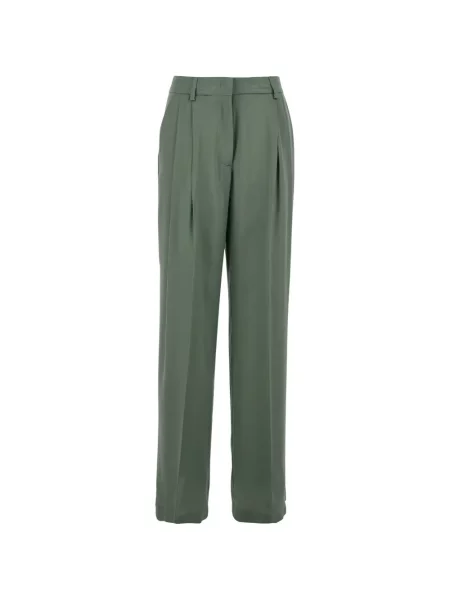 Pantaloni Semicouture plisate verde