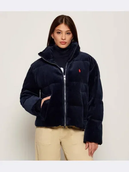 POLO RALPH LAUREN Geacă de puf | catifea reiată
