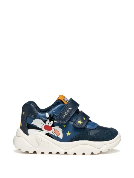 Sneakersy dziecięce Geox niebieskie