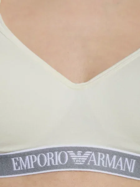 Sutien Emporio Armani cu autograf alb