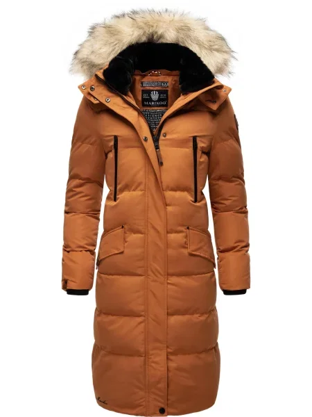 MARIKOO Palton de iarnă portocaliu