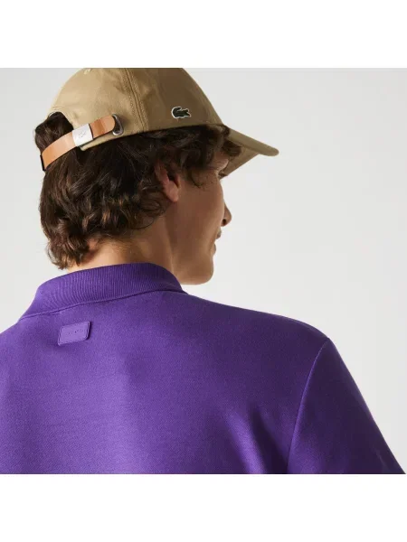 Поло Lacoste фиолетовое