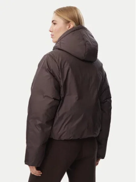 Adidas Originals Péřové Bundy Hooded Padded S Odnímatelnou Kapucí hnědá