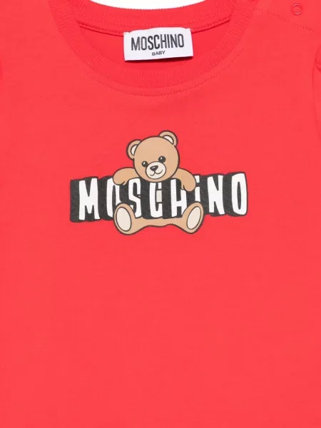 Sukienka dziecięca Moschino czerwona