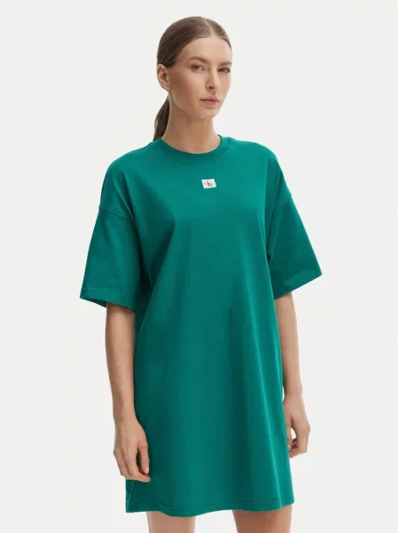 Calvin Klein Jeans Vsakodnevna obleka Oversize zelena