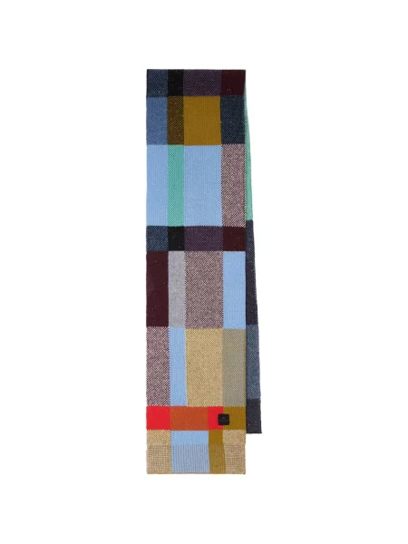 Fular Paul Smith de lână albastru