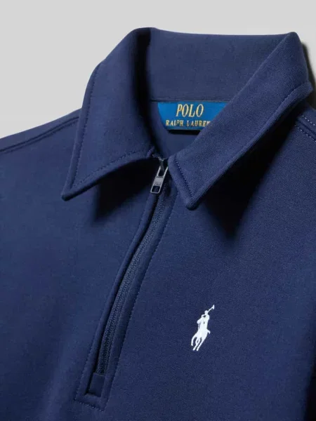 Bluza dresowa o regularnym kroju z mieszanki bawełny Polo Ralph Lauren Teens granatowa