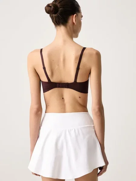 Nike спортен сутиен Alate Minimalist кафяво