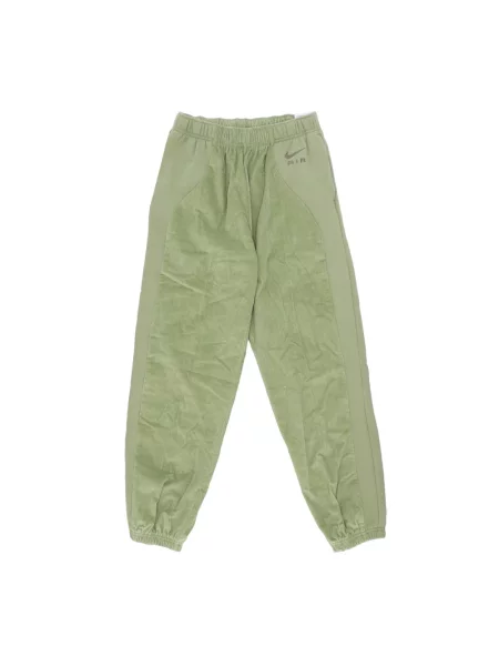 Spodnie Nike z wysoką talią polarowe zielone