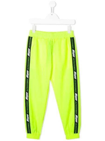 Spodnie dziecięce Msgm żółte
