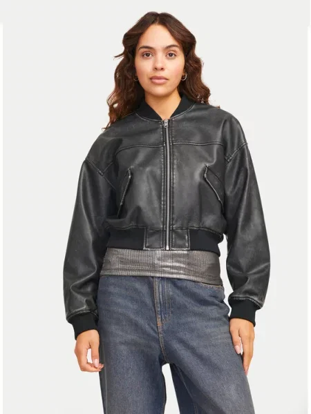 JJXX Куртка зі штучної шкіри Tora чорний - ціна 1399 грн | Shopsy