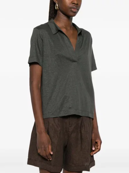 Scurt tricou Majestic Filatures gri