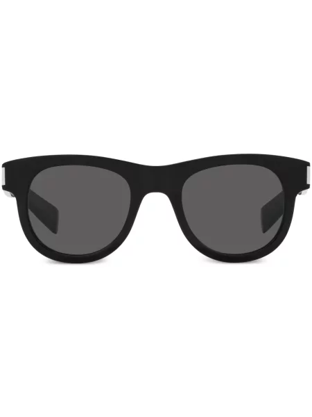 Ochelari de soare rotunzi Saint Laurent Eyewear negru