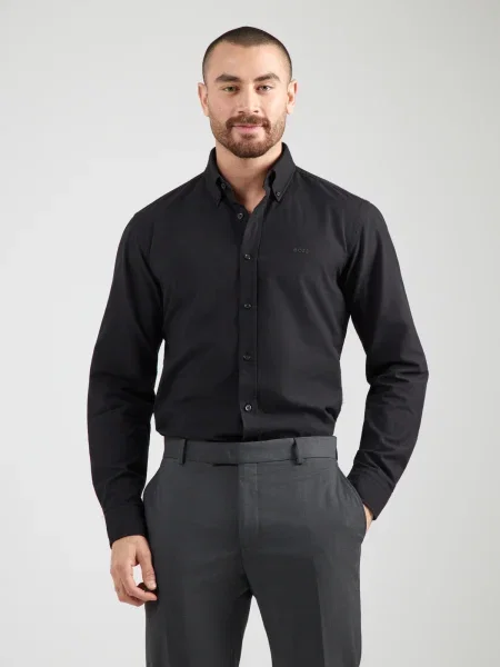BOSS Cămașă Rickert negru