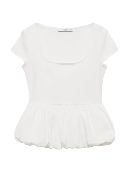 MANGO Tričko ARIEL' bílá