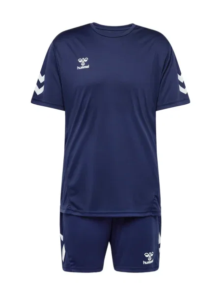 Hummel Costum de trening albastru marin alb
