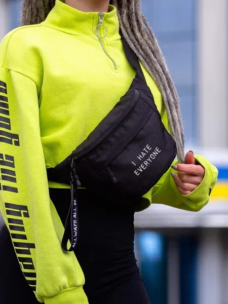 Without Поясна сумка чорний