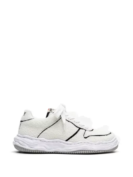 Sneakerși Maison Mihara Yasuhiro tricotate chunky alb