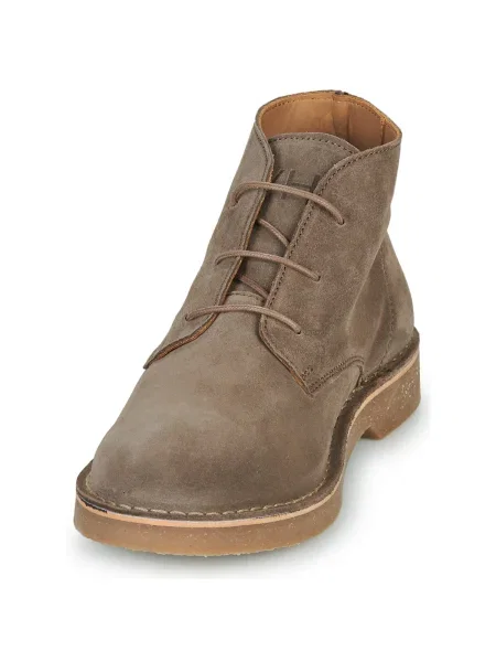 Pantofi Selected din piele de căprioară maro