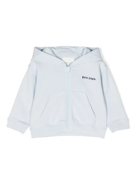 Bluza z kapturem dziecięca Palm Angels niebieska