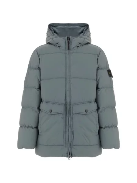 Kurtka dziecięca Stone Island niebieska