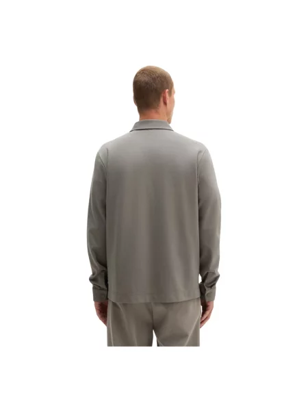 Marc O'Polo bluza rozpinana z bawełną szara