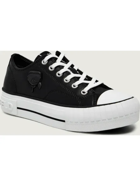 Sneakerși Karl Lagerfeld din piele negru