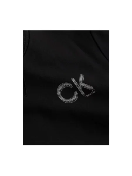 Bluza Calvin Klein z logo czarna