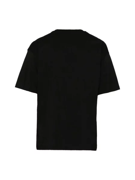 T-shirt z detalem z logo Diesel czarna