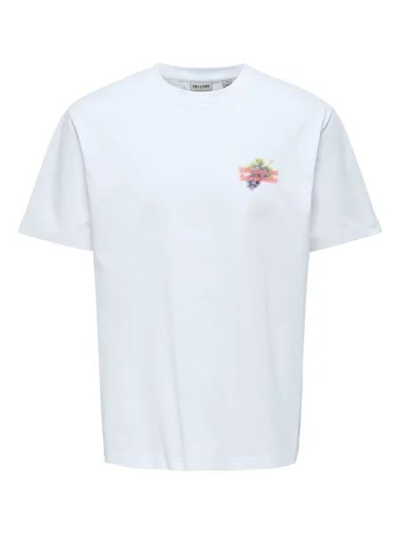 Only & Sons Tricou Fred Life RLX mai multe culori alb