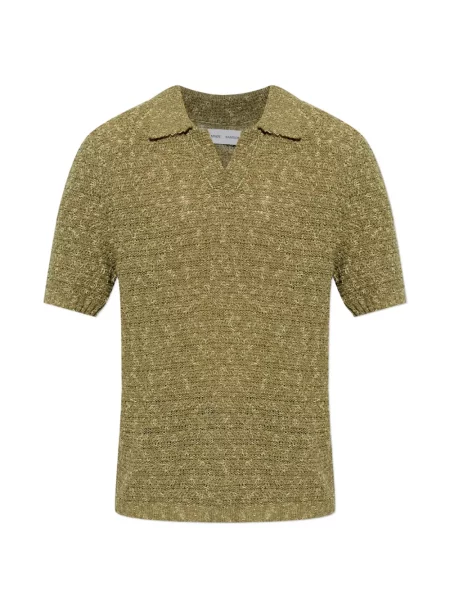 Tricou Samsøe Samsøe cu mâneci scurte scurt verde