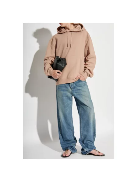 Bluza z kapturem Saint Laurent różowa