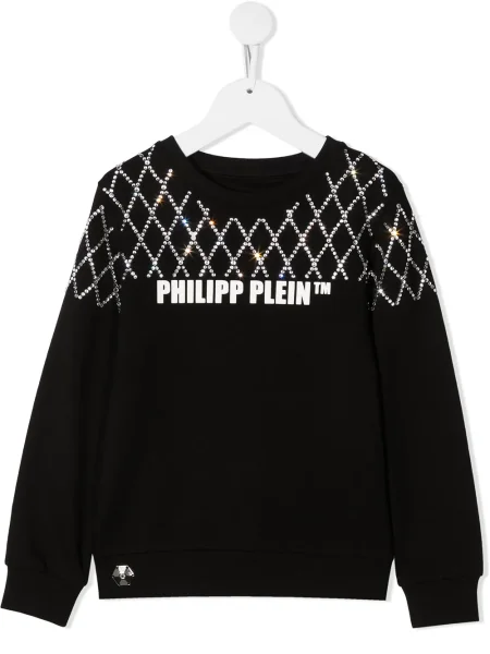 Bluza dziecięca Philipp Plein czarna