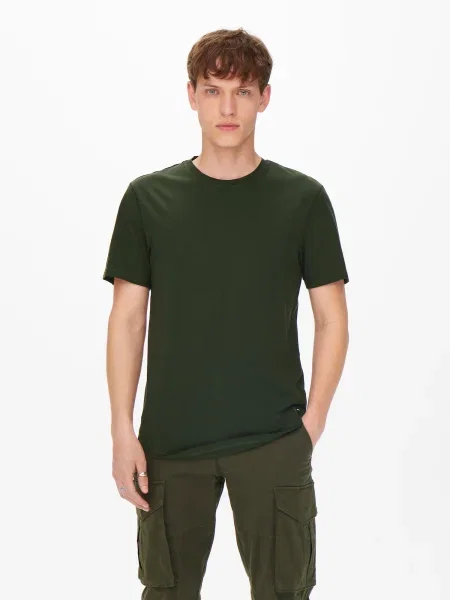 Only & Sons Tricou Matt pin verde