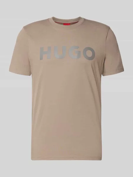 T-shirt o kroju relaxed fit z czystej bawełny model DULIVIO' Hugo