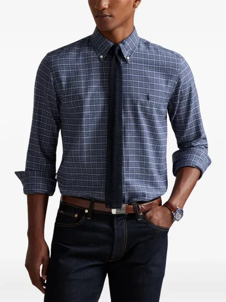 Μικρός κασκέτο Polo Ralph Lauren με χαμηλή μέση υφαίνω διαγωνίως πράσινο