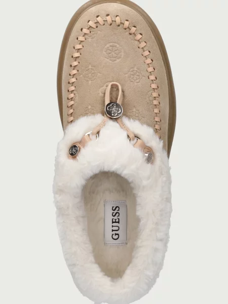 Замшевые тапочки Guess