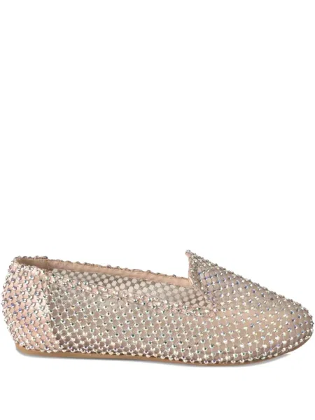 Křišťálové baleríny Le Silla se síťovinou