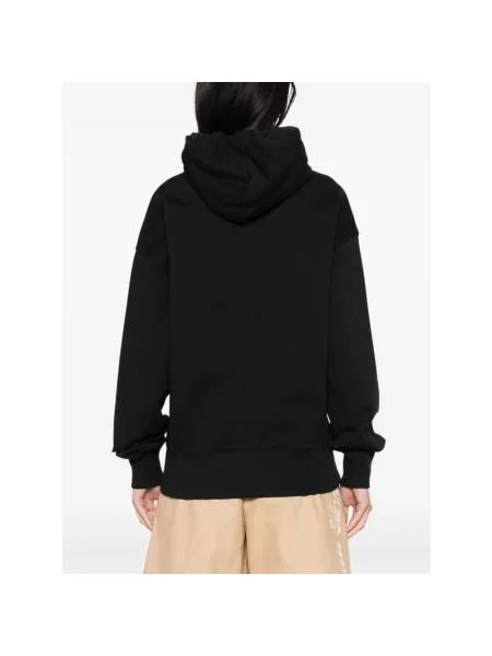 Bluza z kapturem Msgm z kapturem czarna