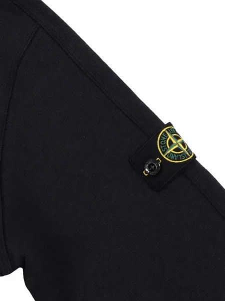 Bluza z kapturem dziecięca Stone Island niebieska