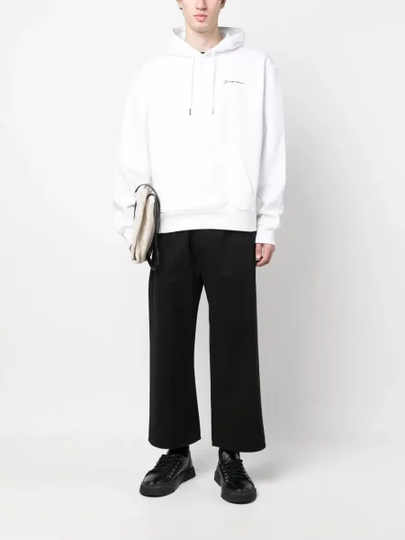 Hoodie Jacquemus λευκό