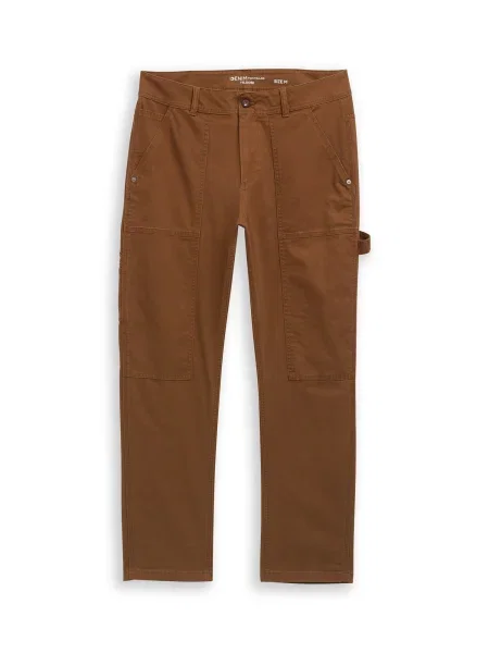 TOM TAILOR DENIM Kalhoty karamelová