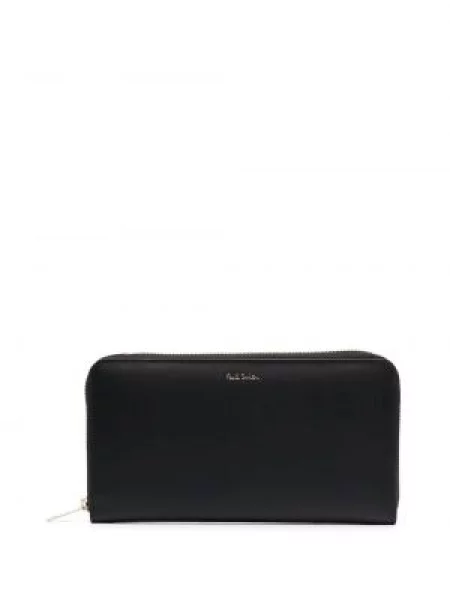Portofel Paul Smith din piele cu dungi cu imagine