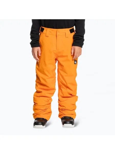 Детски панталони за сноуборд Quiksilver Estate orange pepper оранжево