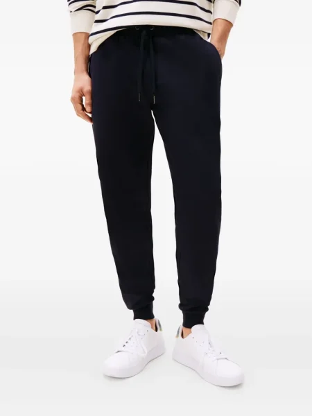 Pantaloni Tommy Hilfiger alergare cu cordon albastru