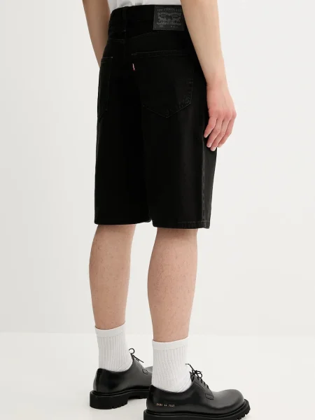 Levi's pantaloni scurți jeans negru