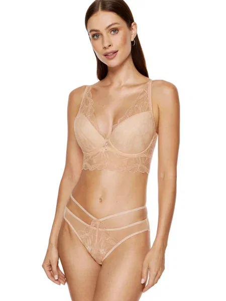 Сутиен Gorteks кафяво